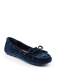 You'll get lots of mileage out of this perfect pair of driving mocs by Lucky Brand, with classic styling and fashion appeal. They're perfect with denim.