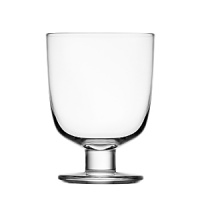 Created by Matti Klenell for Iittala, these sparkling glasses each feature a thick, sturdy base, a softly curved silhouette and a convenient stackable design for the ultimate in versatility.