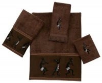 Avanti Kokopelli 4-Piece Towel Set, Mocha