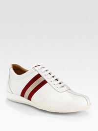 A classic lace-up style that incorporates nicely into your casual wardrobe collection, rendered in superior, smooth leather with signature trainspotting side detail.Leather upperLeather liningPadded insoleRubber soleMade in Switzerland