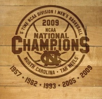 North Carolina Tar Heels Basketball Court - Floor Piece 12x12 - Steiner Sports Certified - College Equipment