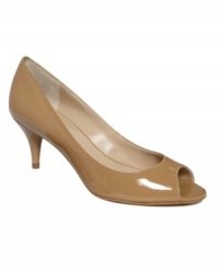 Complete your I mean business look in style with the Marie peep-toe pumps by Tahari as the perfect finishing touch.