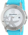 Tommy Bahama Swiss Women's TB2140 Bimini Starfish Round Silver Dial Blue Strap Watch