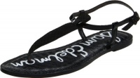 Sam Edelman Women's Gigi Thong Sandal,Black/Black,9 M US