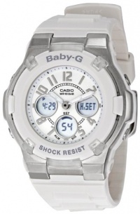 Casio Women's BGA100-7BCR Baby-G White Analog Digital Watch