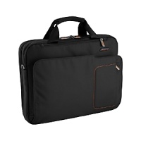 This compact Briggs & Riley business case features three sections: 1) an organizer with multiple pockets, 2) a computer pocket that fits most laptops up to 15.4 and 3) a file section with a slip pocket that fits letter and legal size file folders. SpeedThru™ pocket for hassle-free airport security checks. Porthole for MP3 player headphone cord. Padded vertical pocket perfect for a cell phone.