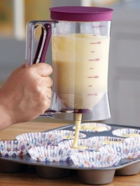 Cake Batter Dispenser With Measuring Label By Collections Etc