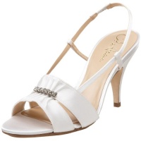 Cole Haan Women's Ceci Air Ruched Sandal,White Satin,10.5 B US