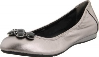 Cole Haan Women's Air Tali Closed-Toe Ballet Flat,Gunsmoke Metallic,8 B US