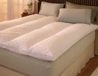 Euro Rest 100% Cotton Feather Bed Size: California King