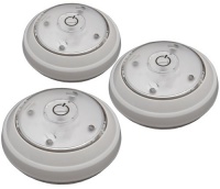 Rite Lite LPL623W 5 LED Puck Light 3 Pack - White