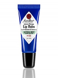 Jack Black Intense Therapy Lip Balm SPF 25 Mint 0.25 oz.