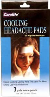 Cooling Headache Pads, Set of 3 by EasyComforts