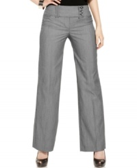 Go for a polished look with these wide leg pants from BCX – an instant closet staple!