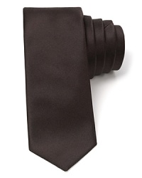 Solidify your look with a satiny silk tie from Theory, furnished with a slimmer width for modern appeal.