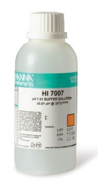 Hanna Instruments HI 7007M Buffer Solution, 7.01 pH, 230mL Bottle