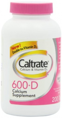 Caltrate 600+d, 200-Count Bottle