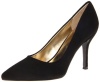 Nine West Women's Flax Pump,Black Suede,9.5 M US