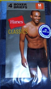 Hanes 4-pk. Classic Blue Boxer Briefs