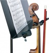 String Swing CC08 Violin Hanger with Bow Peg Attachment for Music Stand