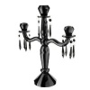 Villeroy & Boch Retro Accessories 16 1/4 candelabra: 3 arm: black