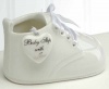 Pack of 4 Porcelain Baby Steps with Jesus White Bootie Shoes 3.5