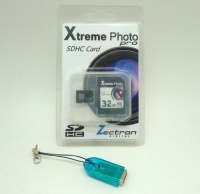 New Free Micro USB card reader included when you buy a Zectron 32GB Micro Class 6 Memory Card for Pentax K-01 digital Camera Camcorder Video SD Secure Digital Card