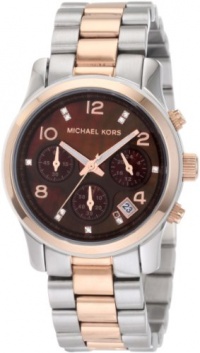 Michael Kors Women's MK5495 Runway Two Tone Chronograph Watch