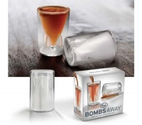 Fred & Friends Bombs Away 1-1/2-Ounce Shot Glasses, Set of 2