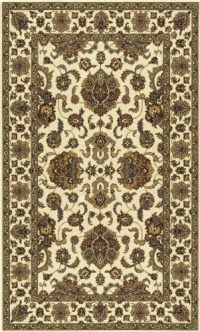 Area Rug 5x8 Rectangle Traditional Ivory Color - Momeni Persian Garden Rug from RugPal