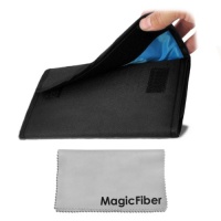 6 Pocket Filter Wallet Case for Round or Square Filters + Premium MagicFiber Microfiber Cleaning Cloth