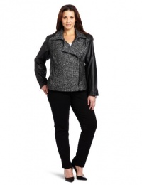 Calvin Klein Women's Plus-Size Moto Jacket