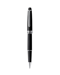 Montblanc's fabled craftsmanship yields another exceptional design with an alluring pen trimmed with platinum plating for an opulent touch.