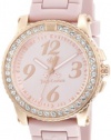 Juicy Couture Women's 1900723 Pedigree Pink Jelly Strap Watch