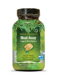 Irwin Naturals Bloat, Away, 60 Count