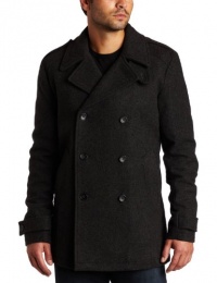 Calvin Klein Sportswear Men's Melton Wool Basic Peacoat