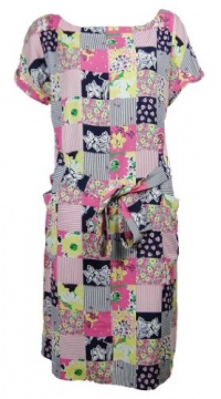 Lilly Pulitzer Women's Printed Patch Rae Dress Multi Medium