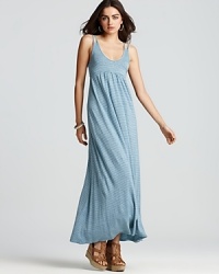 So Low Dress - Double Strap Striped Maxi Dress