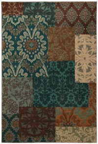 Carmel Percadero Teal Rug Rug Size: 5'6 x 8'3