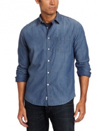 Faconnable Jeans Men's Jacquard Button Down Shirt