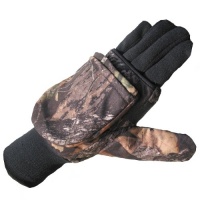 Heat Factory Pop-Top Mittens with Glove Liner for use with Heat Factory Hand Warmers, Mossy Oak, Medium