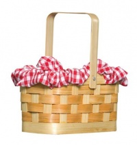 Handbag- Gingham Basket (Standard)