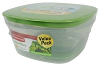 Rubbermaid Produce Saver Value Pack of 5-Cup and 14-Cup Food Storage Containers