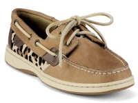 Sperry Top-Sider Women's Bluefish Boat Shoe,Linen/Leopard,9 M US