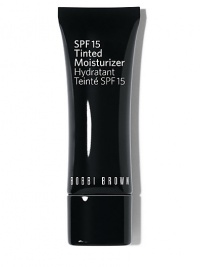 A great foundation alternative that's perfect for summer or when you want a more casual look. This 3-in-1 moisturizer hydrates and protects skin while offering sheer, natural-looking coverage that blends smoothly. Thanks to emollients and skin-conditioning jojoba oil, this lightweight formula glides on easily and leaves skin feeling soft and supple. Ideal for normal and dry skin types. 1.7 oz. 