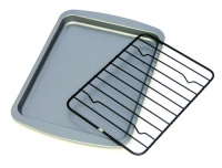 OvenStuff Non-Stick Personal Size Cookie Pan with Non-Stick Cooling Rack