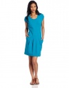 Royal Robbins Women's Essential Pocket Dress, Crystal Aqua, Large