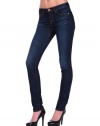 J Brand Womens 811 Mid Rise Skinny in Dark Vintage - Dark vintage - 25