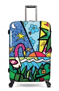 Heys USA Luggage Britto Palm 30 Inch Hardside Spinner, Palm, 30 Inch