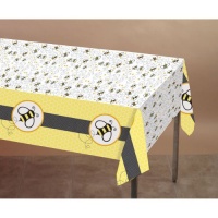 Bee Theme Party Printed Plastic Tablecover (1 ct)